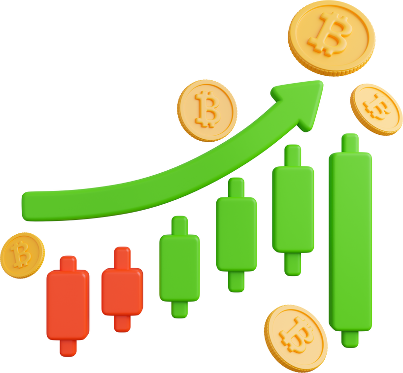 3d cryptocurrency graph